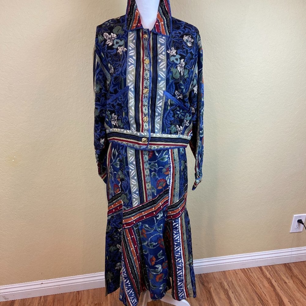 NWOT Howard Wolf Two Piece Bomber & Skirt Sz 10